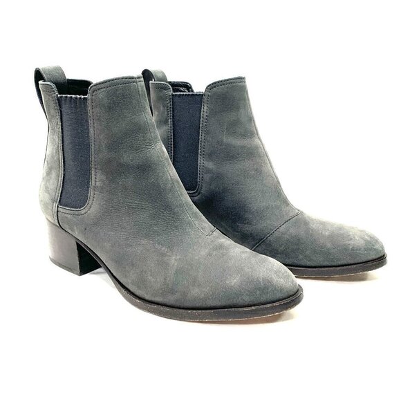 Rag & Bone Walker Chelsea Ankle Boot - Asphalt Grey Suede Leather - Picture 3 of 13